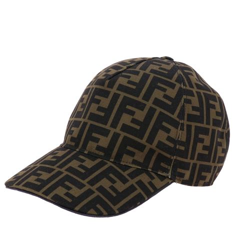 cappello fendi visiera donna|FENDI: Cappello da baseball FF .